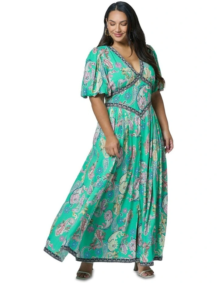 Rose Maxi Dress in Multi image 6