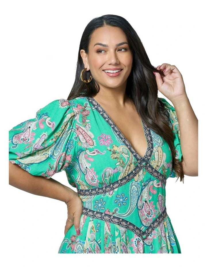 Rose Maxi Dress in Multi image 7