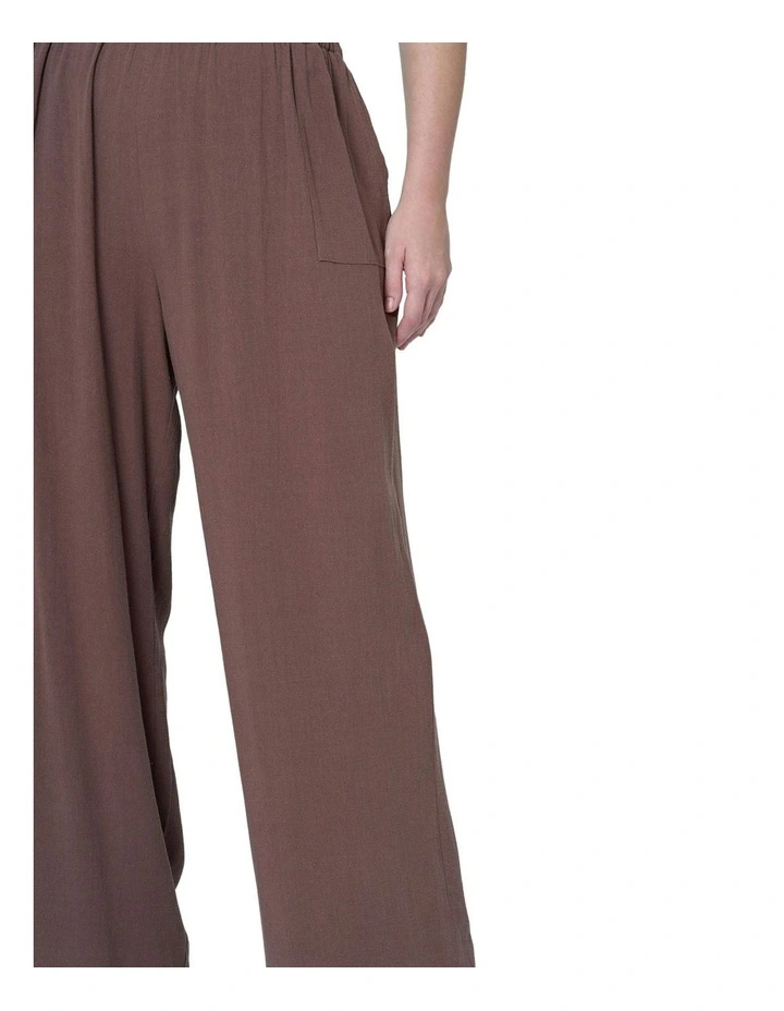 Sunday Linen Pants in Brown image 6
