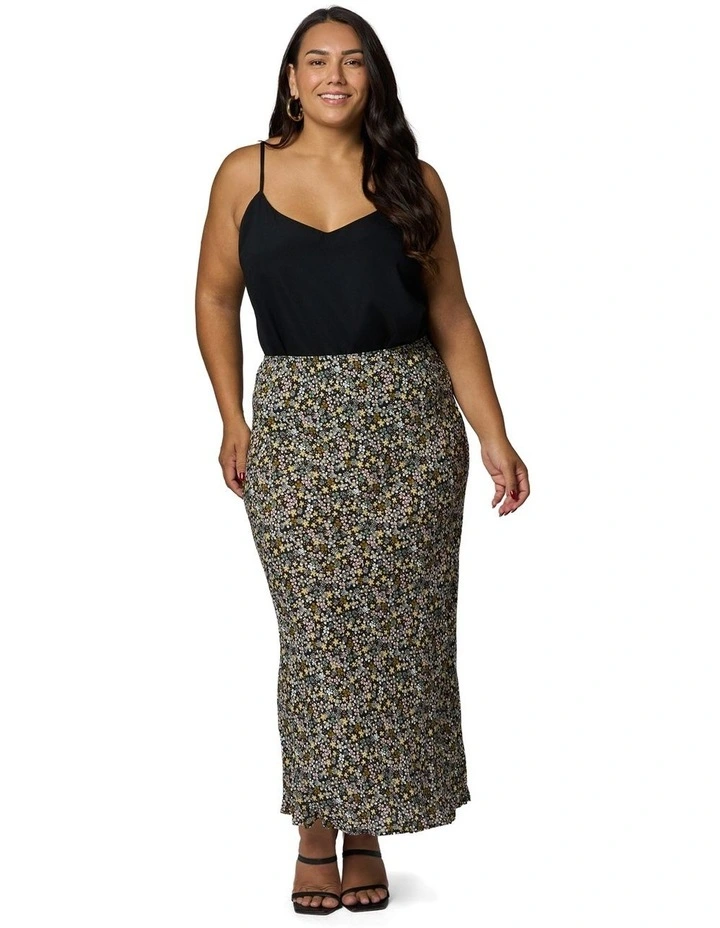 Emily Printed Midi Skirt in Multi image 1