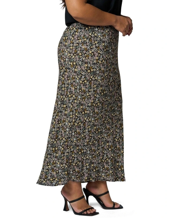 Emily Printed Midi Skirt in Multi image 3