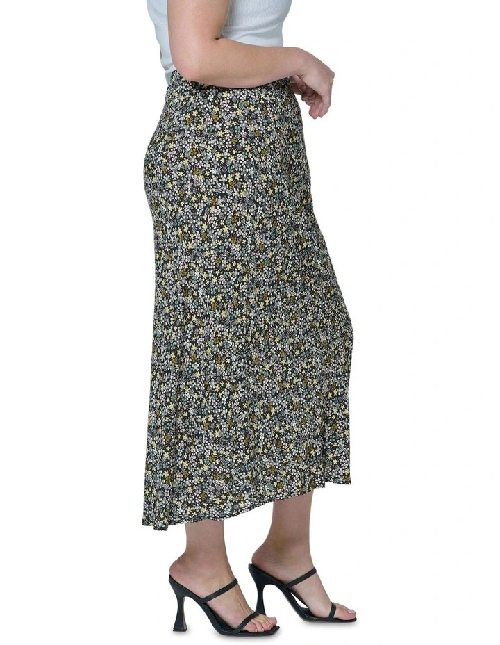 Emily Printed Midi Skirt in Multi image 3