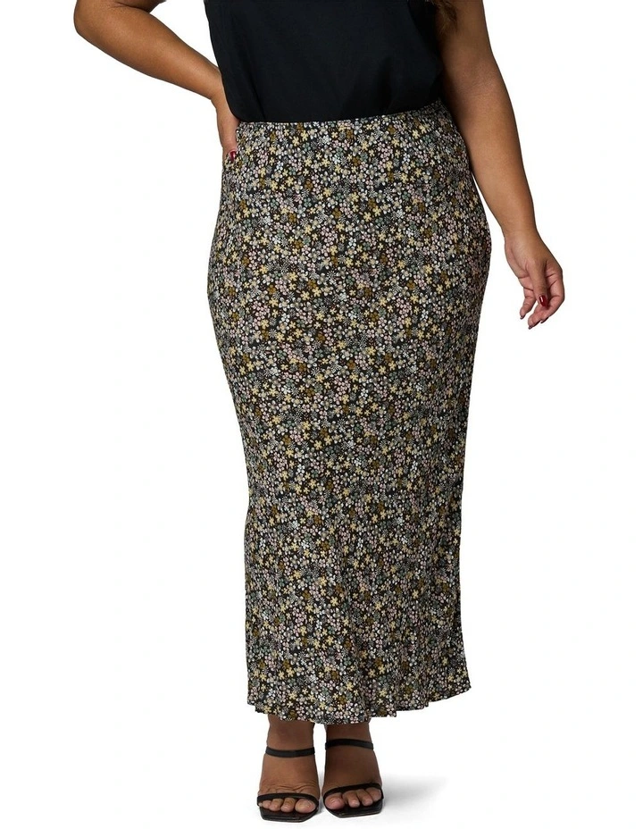 Emily Printed Midi Skirt in Multi image 4