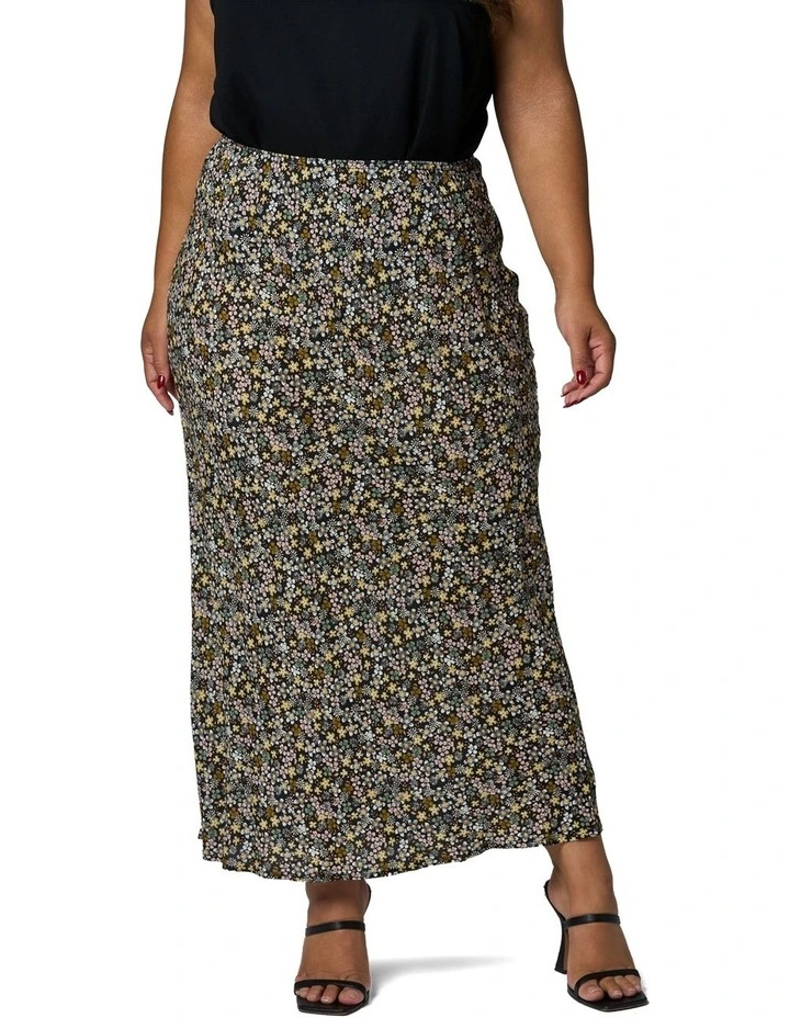 Emily Printed Midi Skirt in Multi image 5