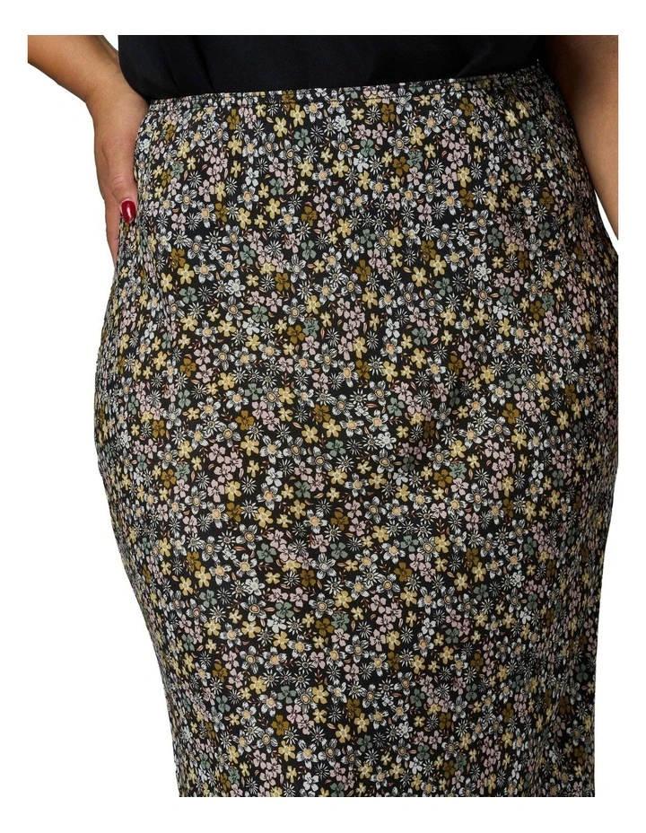 Emily Printed Midi Skirt in Multi image 6