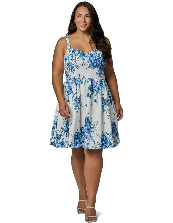 Blakely Mini Dress in Multi image 4