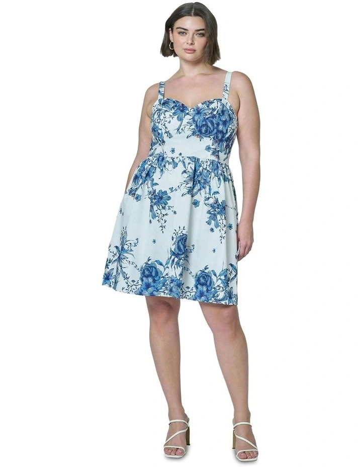 Blakely Mini Dress in Multi image 4