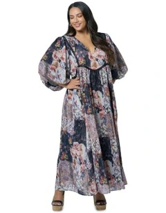 Mystic Rhythms Maxi Dress in Multi