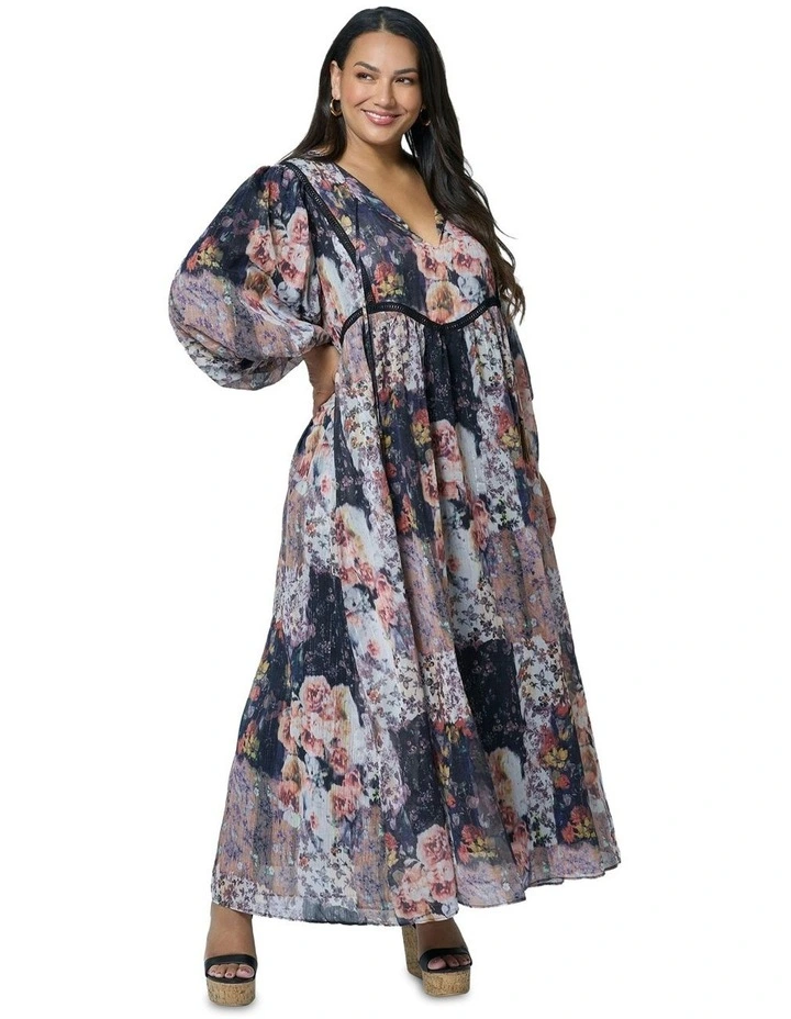 Mystic Rhythms Maxi Dress in Multi image 5