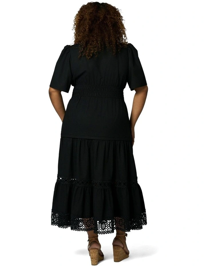 Rani Maxi Dress in Black image 2