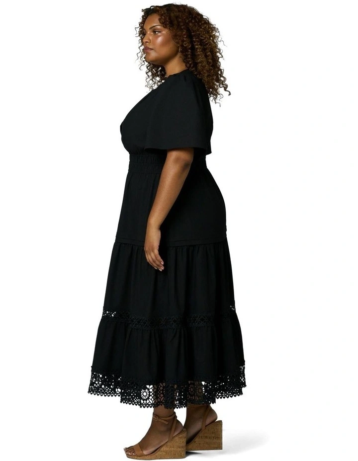 Rani Maxi Dress in Black image 3
