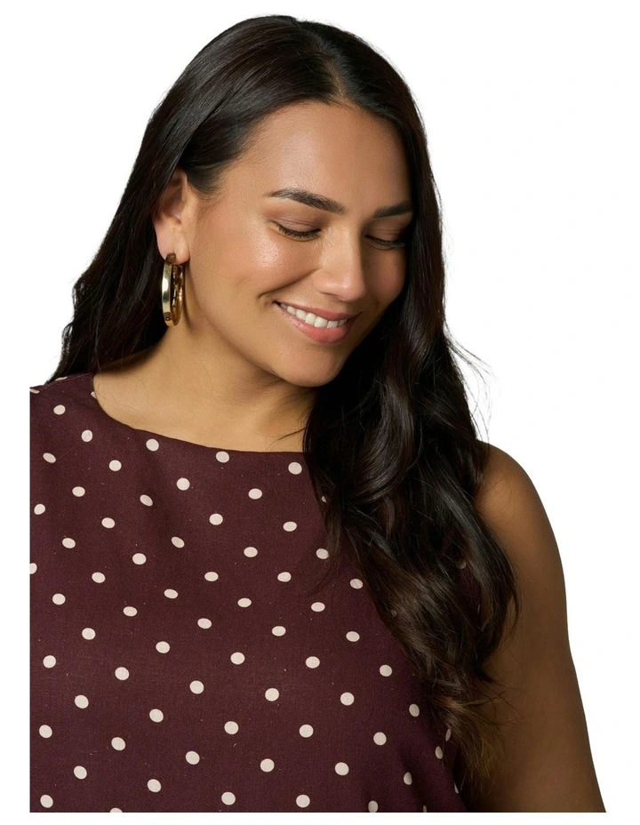 Novi Maxi Dress in Brown image 6