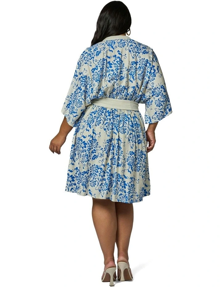 Elle Mini Dress in Blue image 2