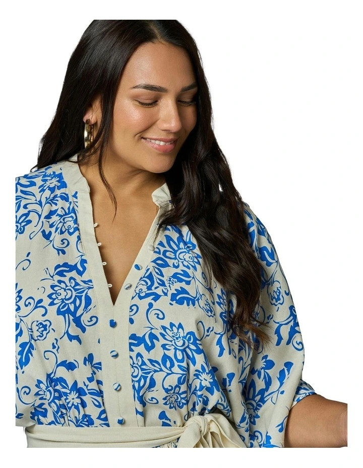 Elle Mini Dress in Blue image 6