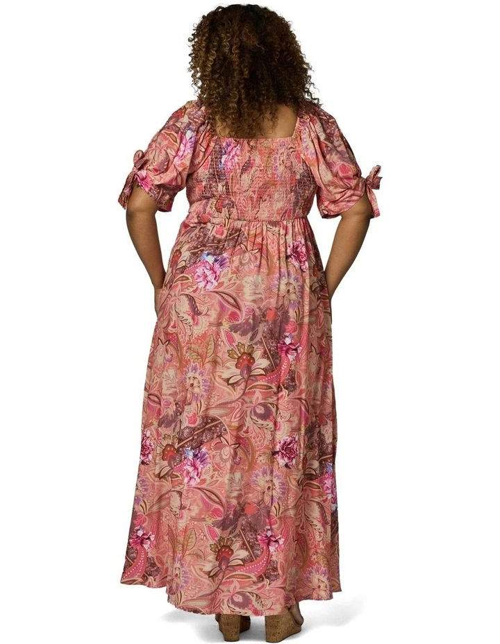 Maeve Ruffle Maxi Dress in Multi image 2