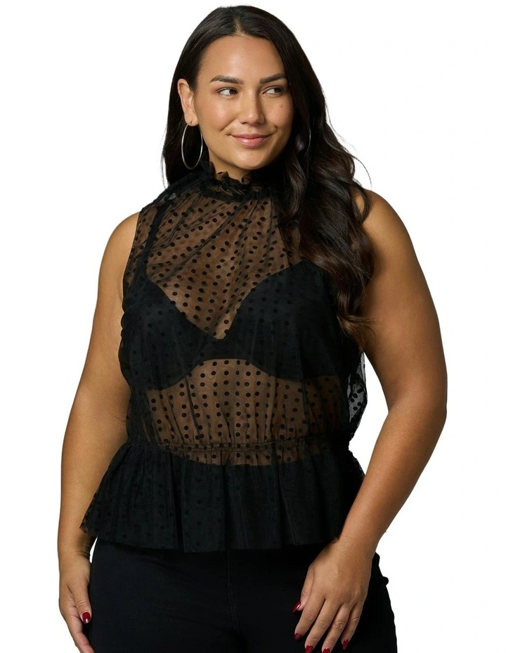 Sin City Top in Black image 1