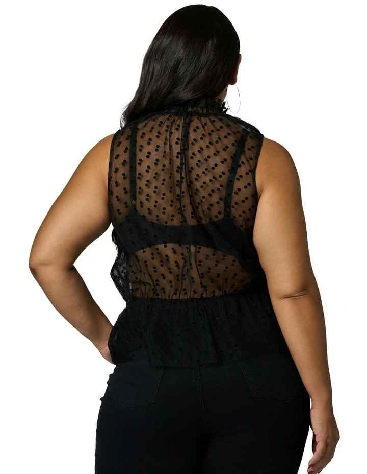 Sin City Top in Black image 2