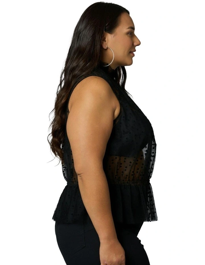 Sin City Top in Black image 3