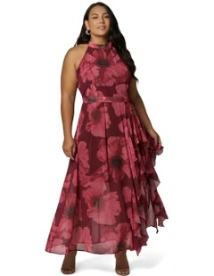 Kiss Kiss Maxi Dress in Multi