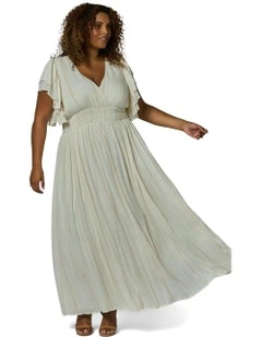 Stardust Maxi Dress in Cream