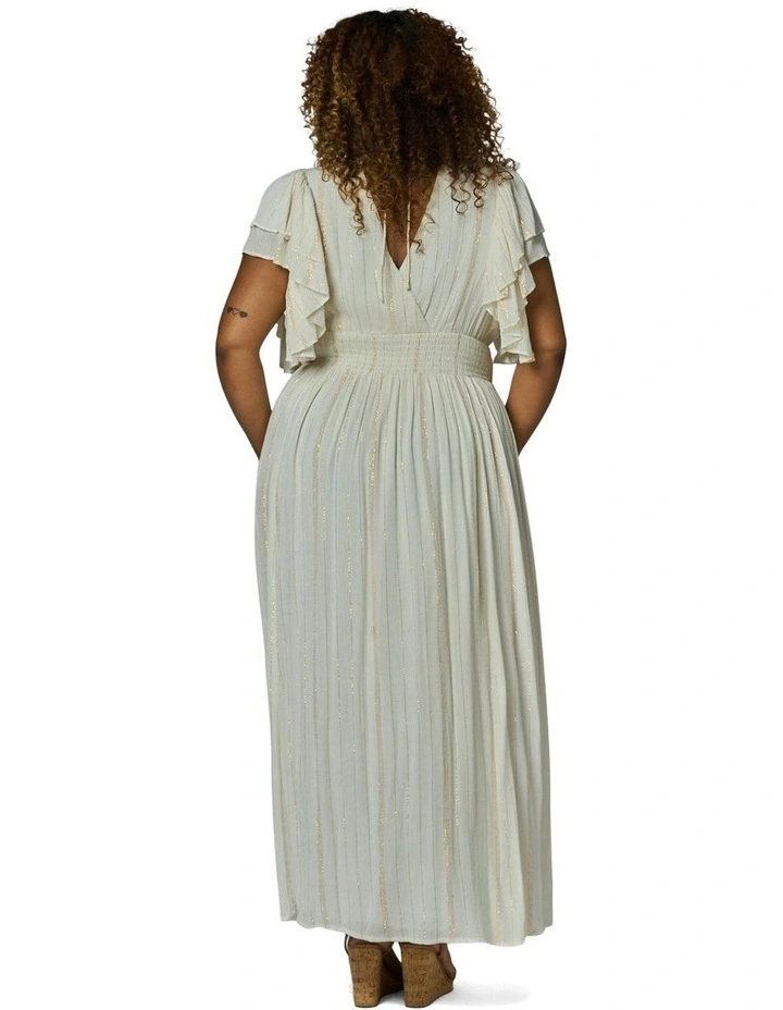 Stardust Maxi Dress in Cream image 2