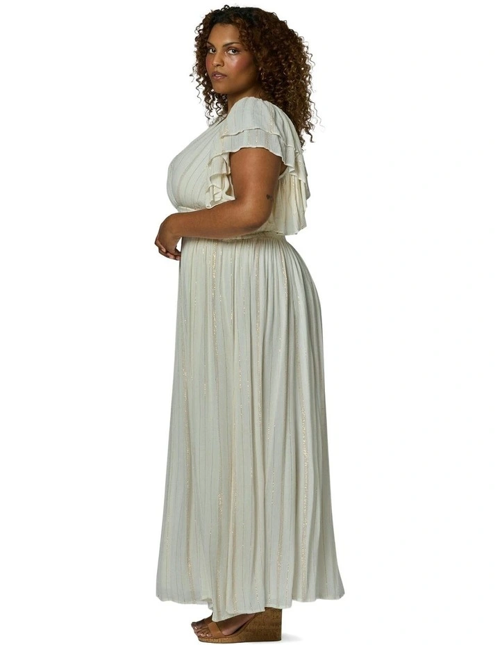 Stardust Maxi Dress in Cream image 3