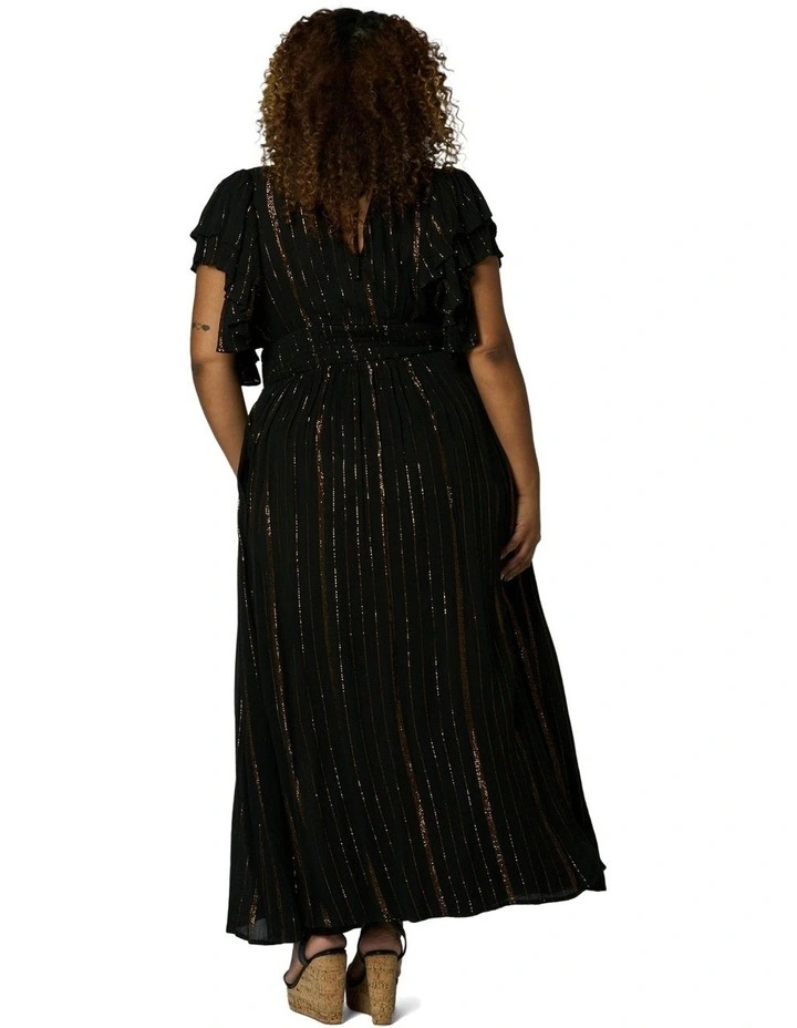 Stardust Maxi Dress in Black image 2