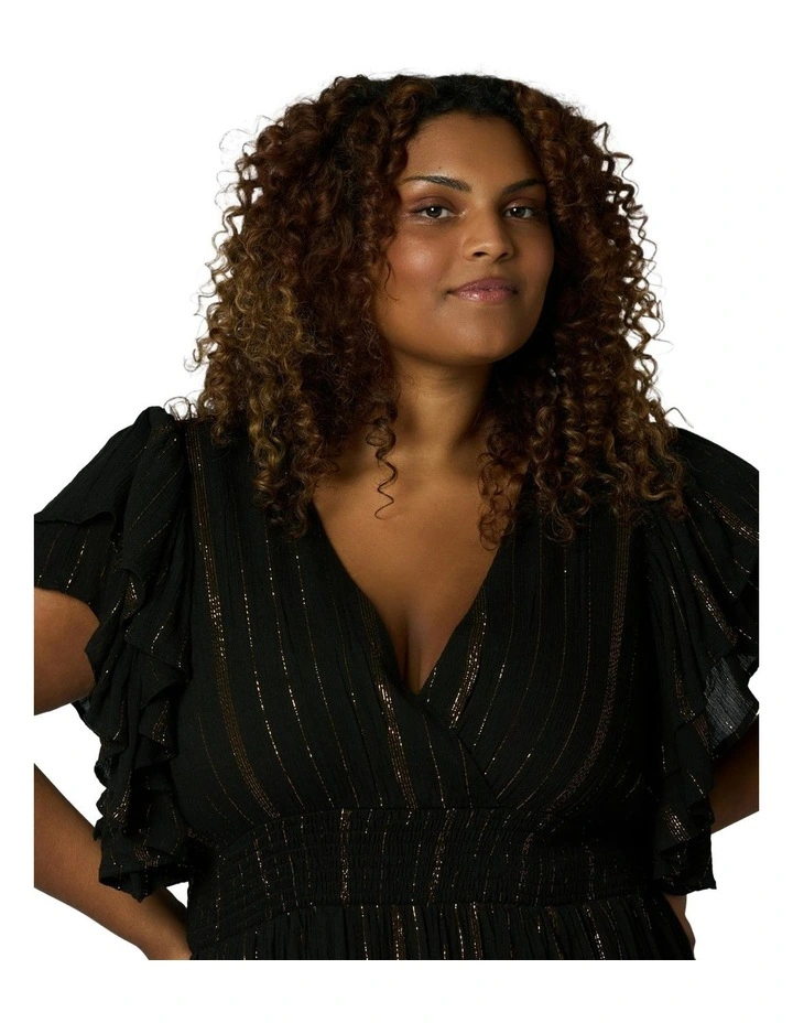 Stardust Maxi Dress in Black image 6