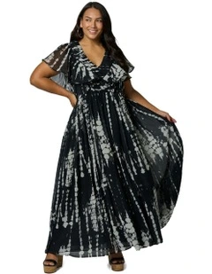 Woven Stars Maxi Dress in Multi