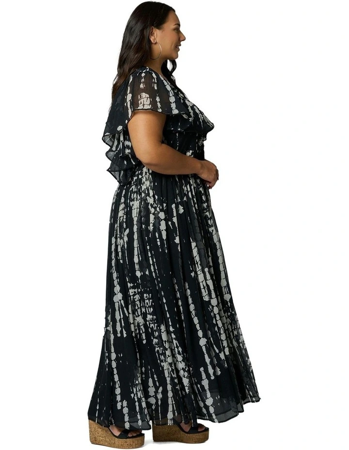 Woven Stars Maxi Dress in Multi image 3