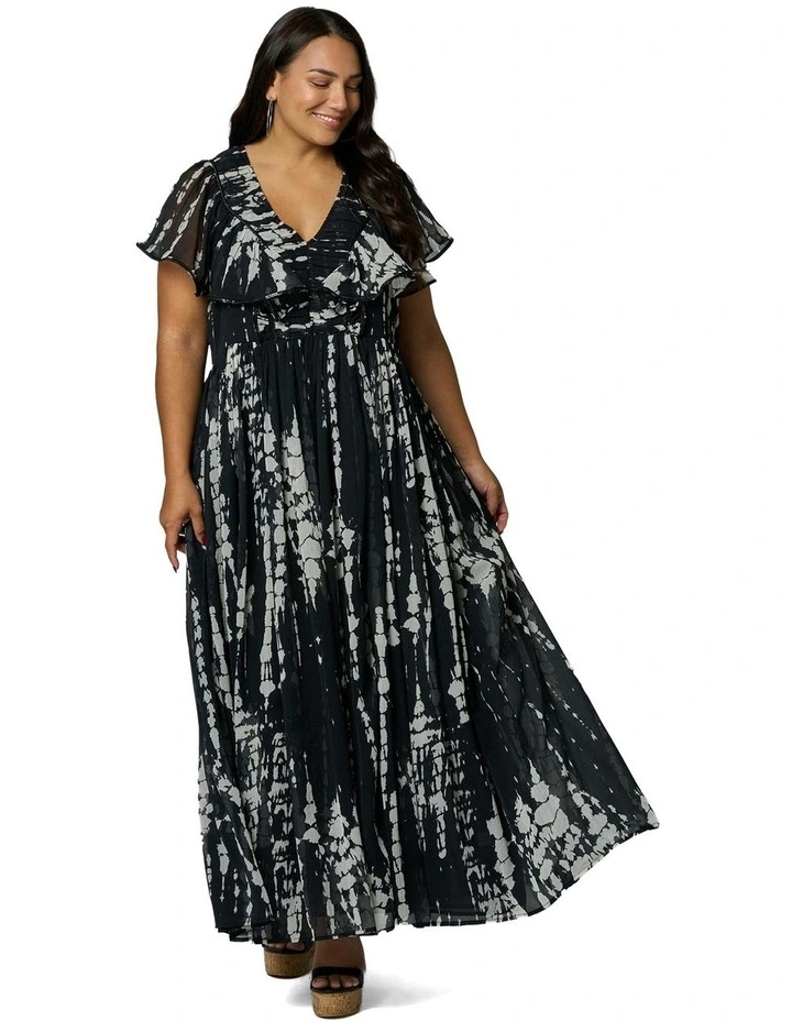 Woven Stars Maxi Dress in Multi image 5