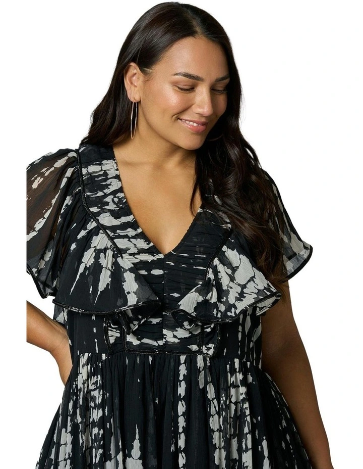 Woven Stars Maxi Dress in Multi image 6