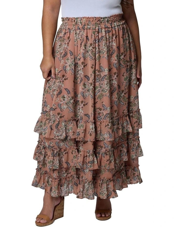 Enchanted Spirit Maxi Skirt in Multi image 1