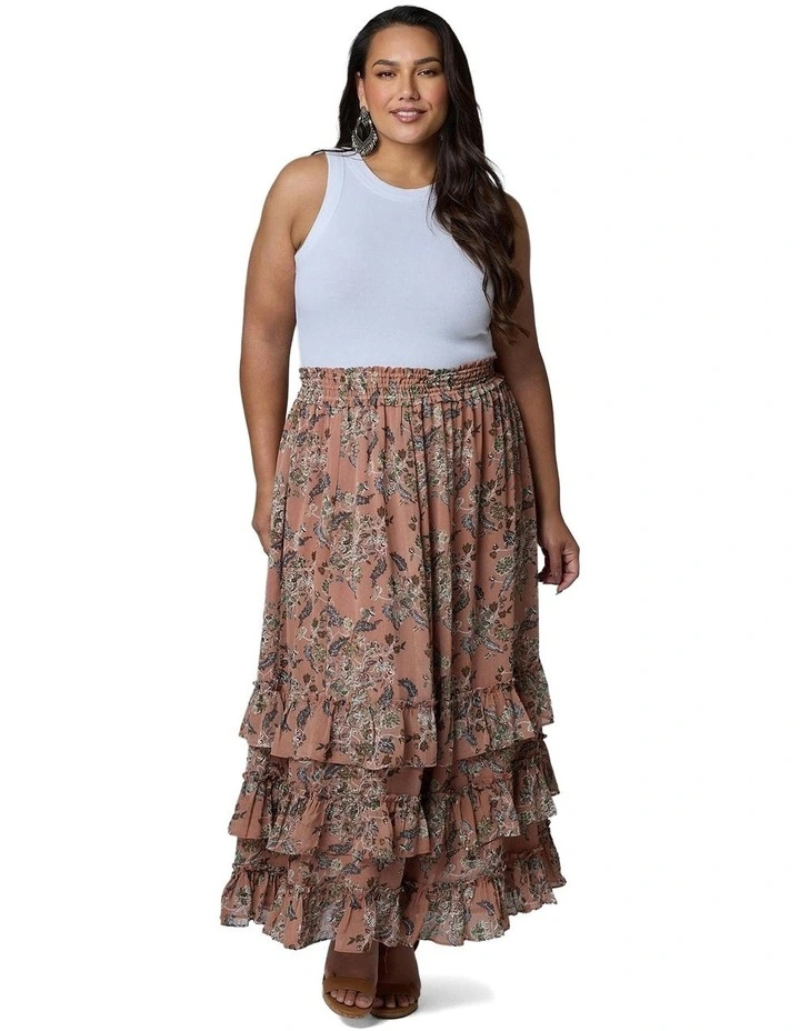 Enchanted Spirit Maxi Skirt in Multi image 5