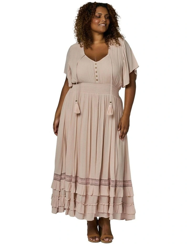 Summer Kiss Maxi Dress in Pale Pink image 1