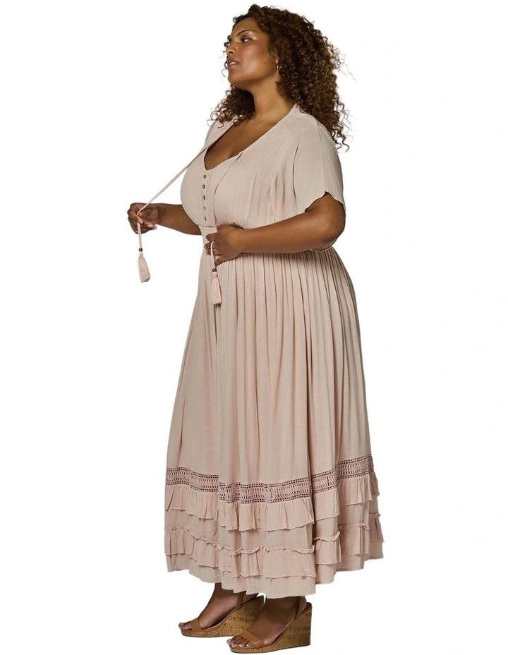 Summer Kiss Maxi Dress in Pale Pink image 3
