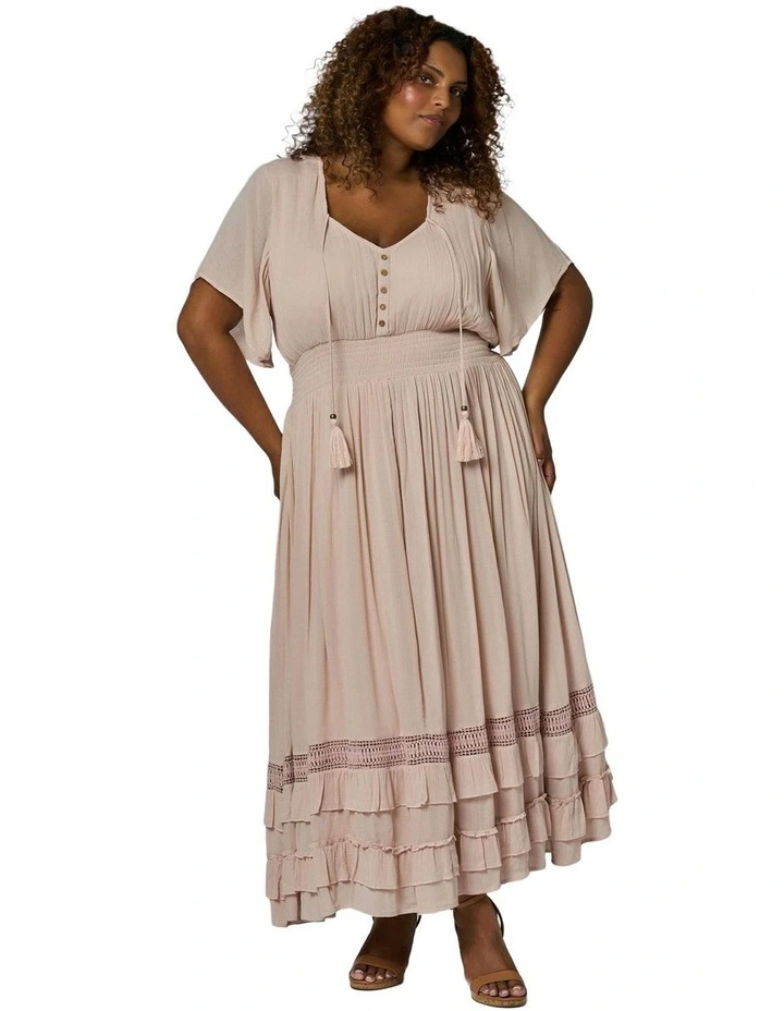 Summer Kiss Maxi Dress in Pale Pink image 5