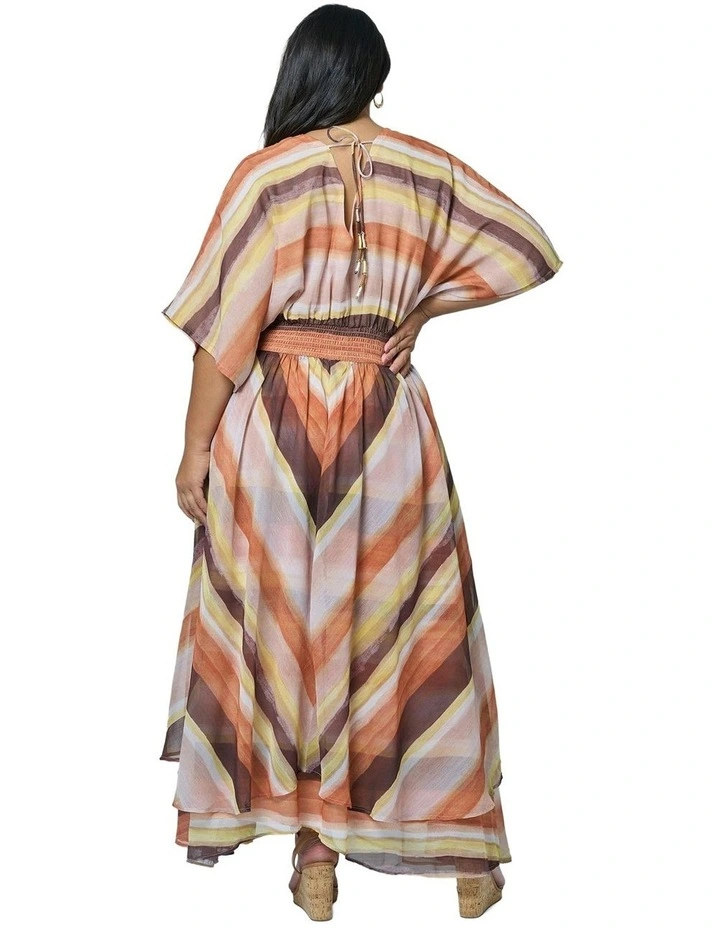 Serene Goddess Maxi Dress in Multi image 2
