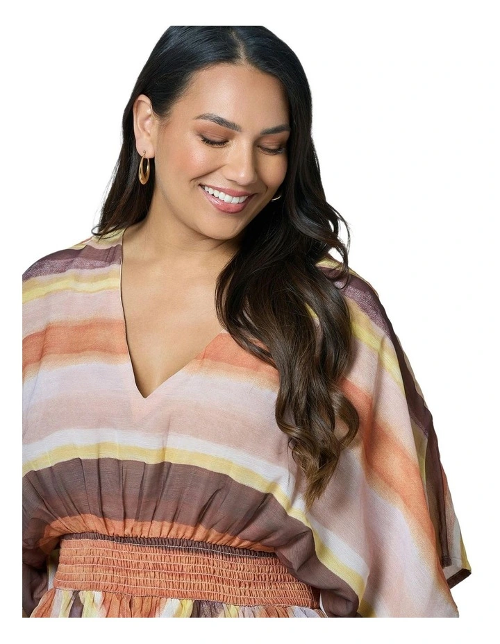 Serene Goddess Maxi Dress in Multi image 6