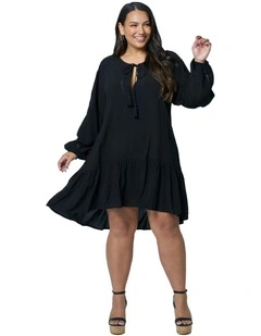 Desert Moon Mini Dress in Black