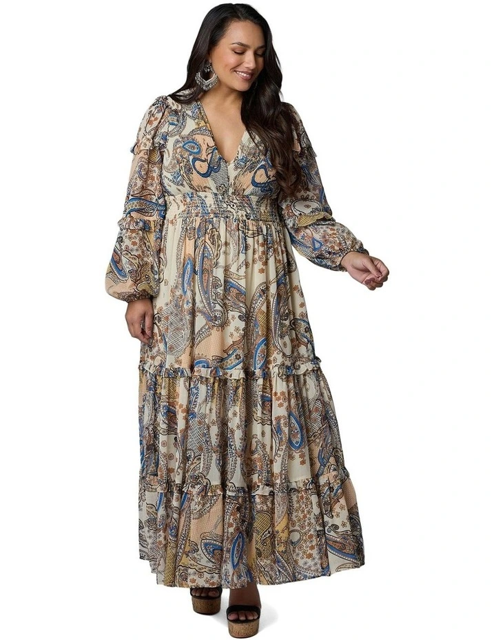 Venice Beach Maxi Dress in Multi image 4