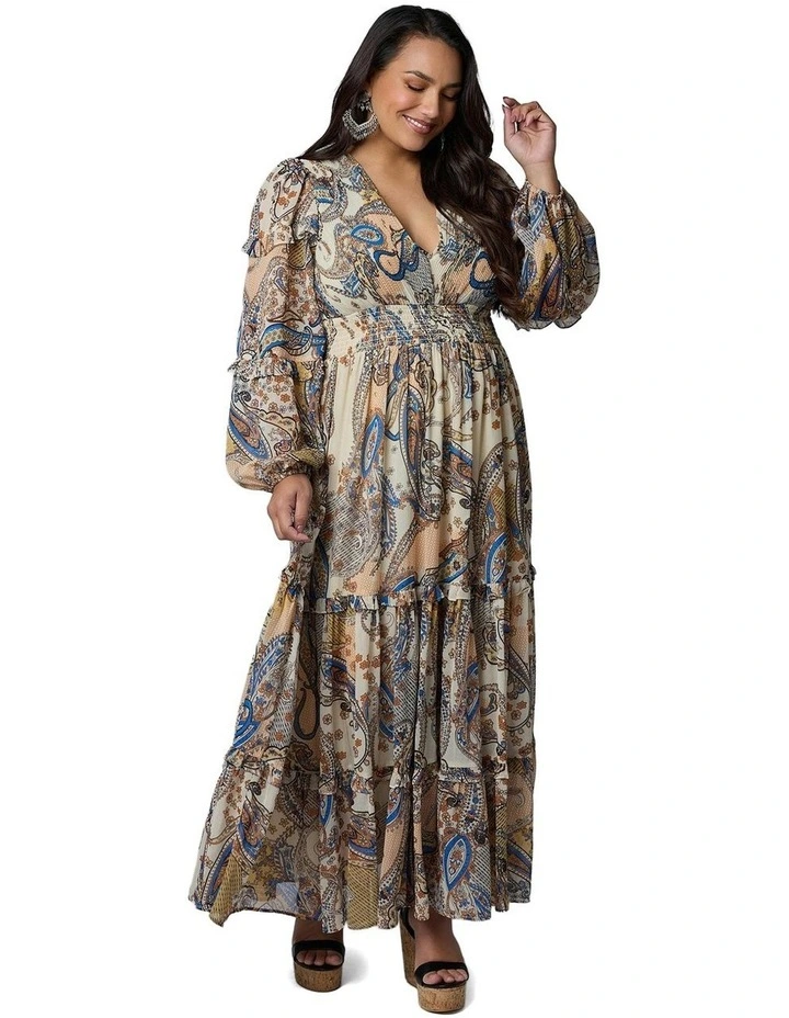 Venice Beach Maxi Dress in Multi image 5