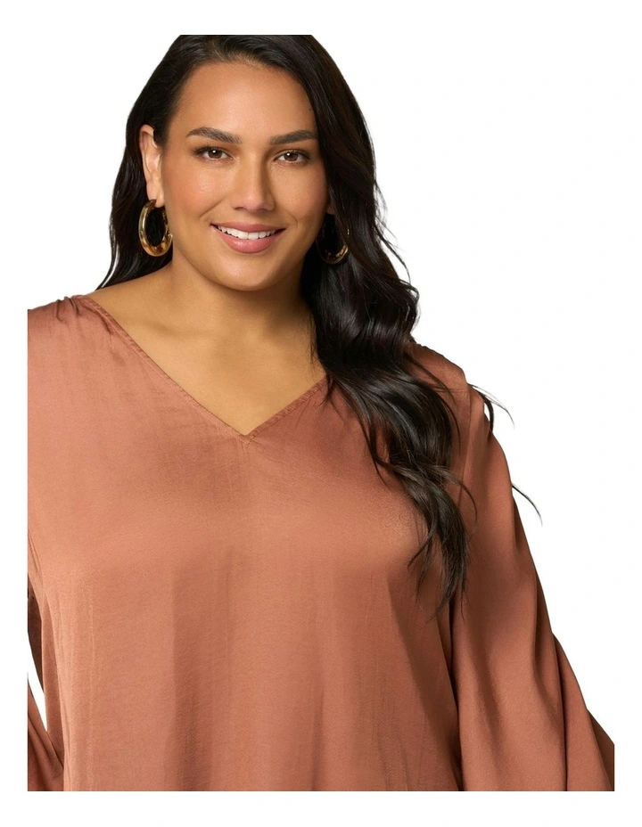 Zilah Blouse in Caramel image 6