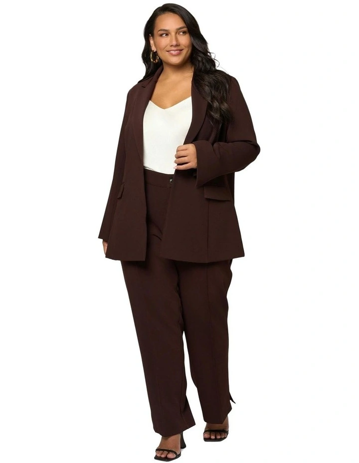 Maxie Straight Leg Pants in Chocolate image 5