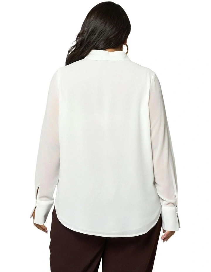 Scout Blouse in Cream image 2