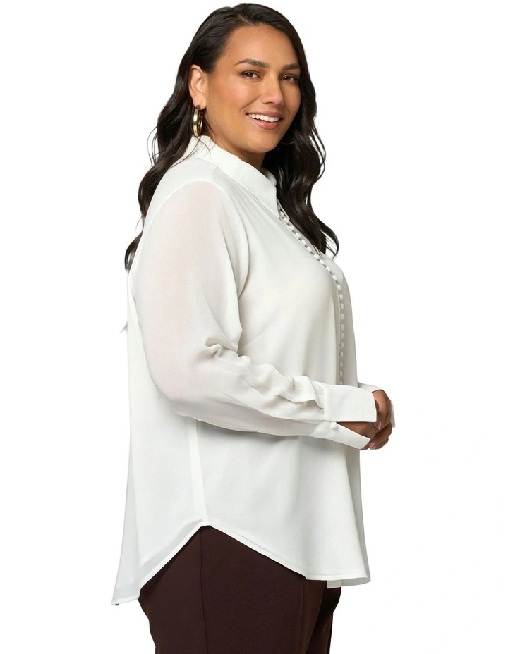 Scout Blouse in Cream image 3