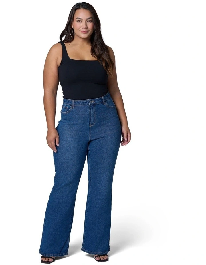 Maddie Bootleg Jean in Blue image 1