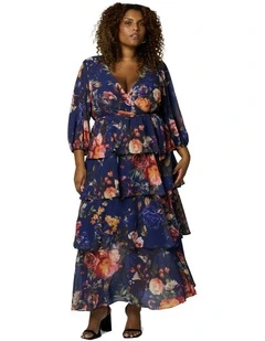 Temptress Maxi Dress in Multi