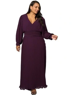 Secret Rendezvous Maxi Dress in Brown