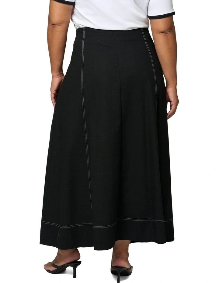 Urban Mirage Maxi Skirt in Black image 2